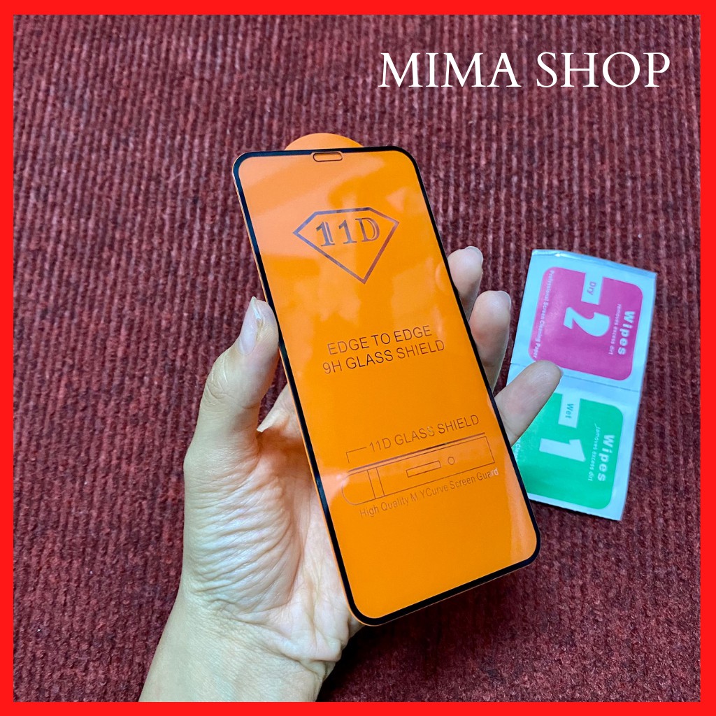 Kính cường lực iphone 11D full màn 6/6plus/6s/6splus/7/7plus/8/8plus/x/xs/11/12/13/pro/max/promax - Mima Shop