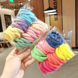 Dây buộc tóc vải mềm co giãn màu trơn phong cách hàn quốc cho nữ