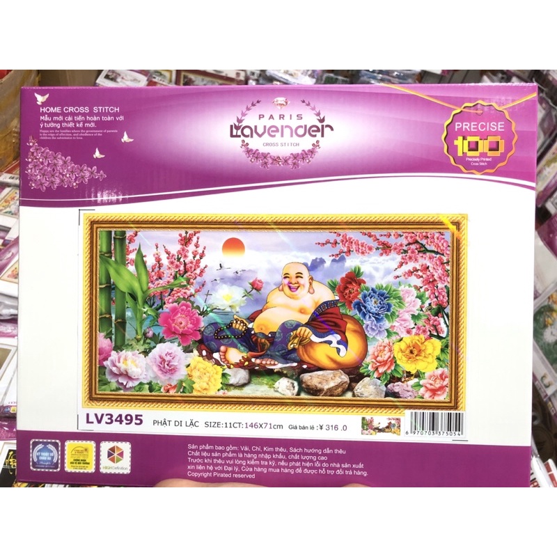 Tranh Đính Đá/Tranh Thêu Phật Di Lạc Lv477,Lv507,Lv3469,Lv3495