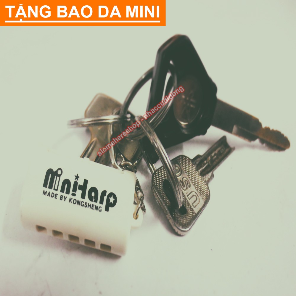 Kèn harmonica mini KongSheng 5 lỗ Trắng