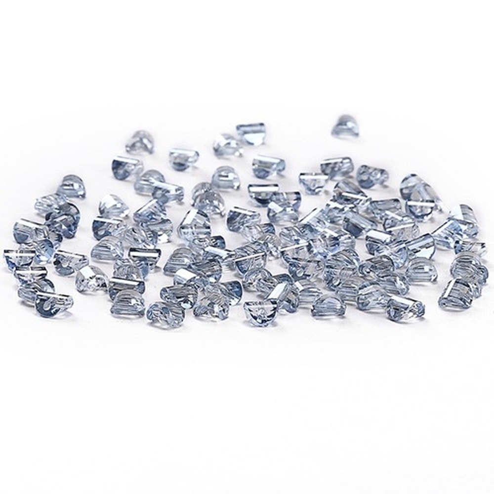 Set 10 Hạt Pha Lê Bán Cầu 6mm Tự Làm Trang Sức c-5