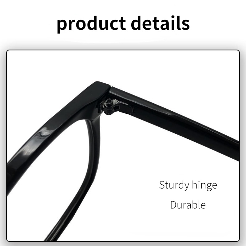 Kính mắt gọng chữ nhật chống tia UV phong cách phương tây thời trang cổ điển dành cho cả nam và nữ