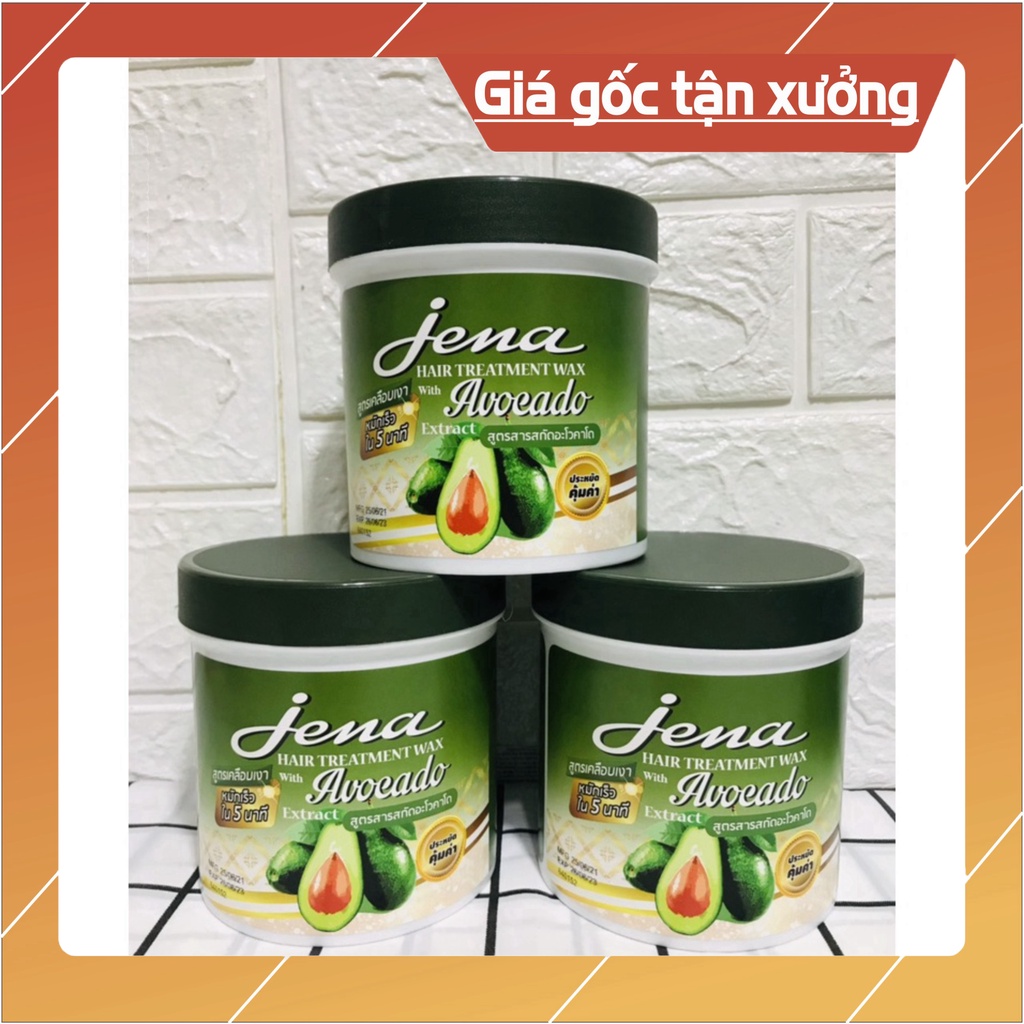 Kem ủ tóc Jena Hair Treatment Wax VỊ BƠ- Thái Lan (500g)