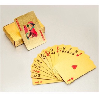 Bộ bài mạ vàng 24K