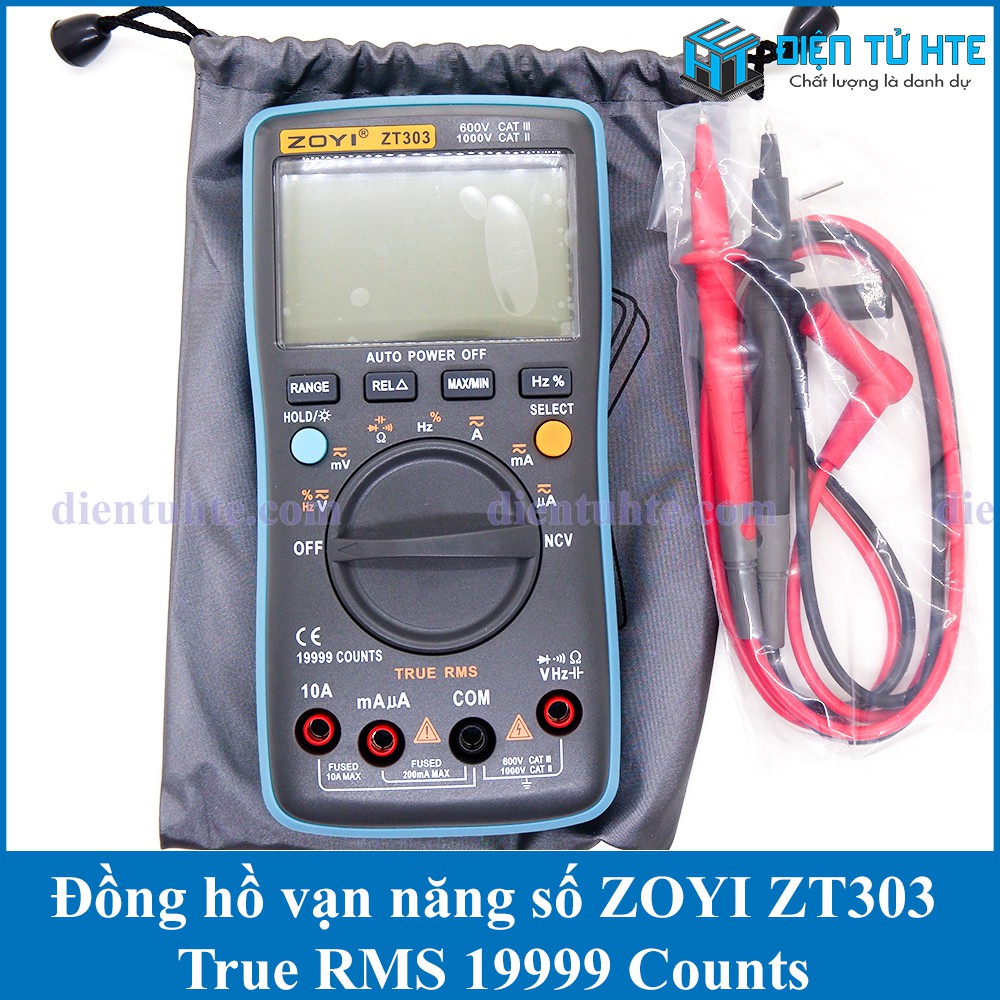 Đồng hồ vạn năng số ZOTEK/ZOYI ZT303 True RMS 19999 counts