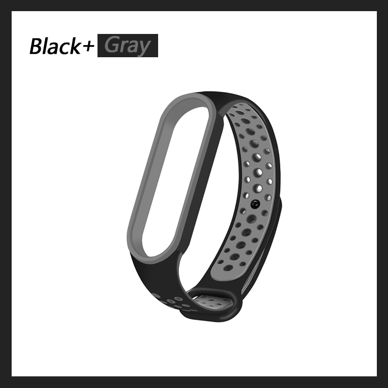 Dây Đeo Thay Thế Bằng Silicone + Miếng Dán Màn Hình Cho Đồng Hồ Thông Minh Mi Band 5