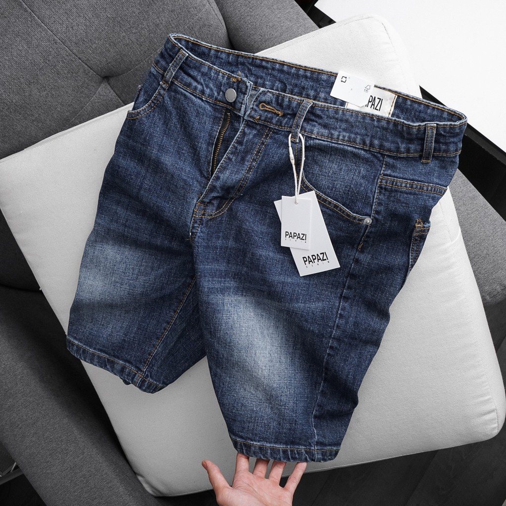 NEW IN | QUẦN JEAN NAM SHORT XANH ĐEN Cậu có đang tìm một chiếc quần tối màu? không phải đen? Giới thiệu mẫu Jean trơn x | BigBuy360 - bigbuy360.vn