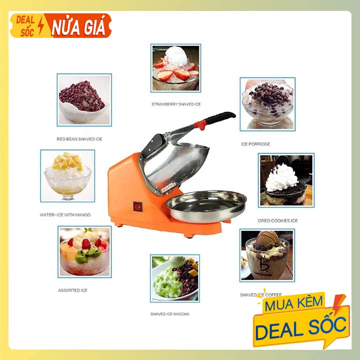 Máy Bào Đá, Xay Đá Tuyết 2 Lưỡi Dao