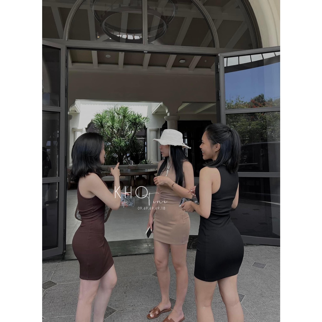 Đầm thun body balo