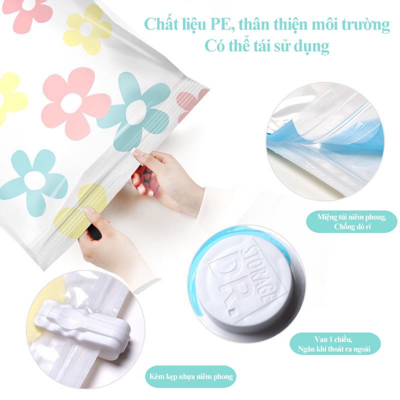 Túi Hút Chân Không Đựng Chăn Quần Áo Túi Đựng Chăn Ga DR.STORE