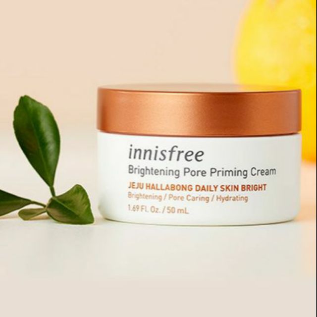 Kem dưỡng trẻ hoá da INNIFREE Hallabong - Whitening Pore Priming Cream