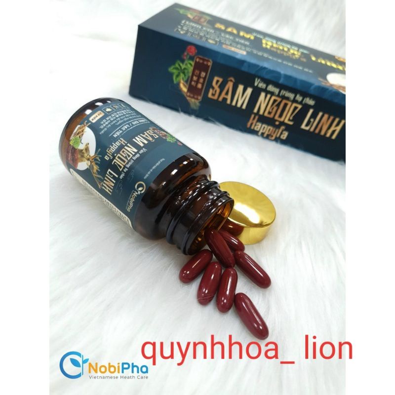 Viên đông trùng hạ thảo Sâm Ngọc Linh Happyfa_ Hỗ trợ ăn ngủ ngon, giảm mệt mỏi do kém ăn, thiếu ngủ