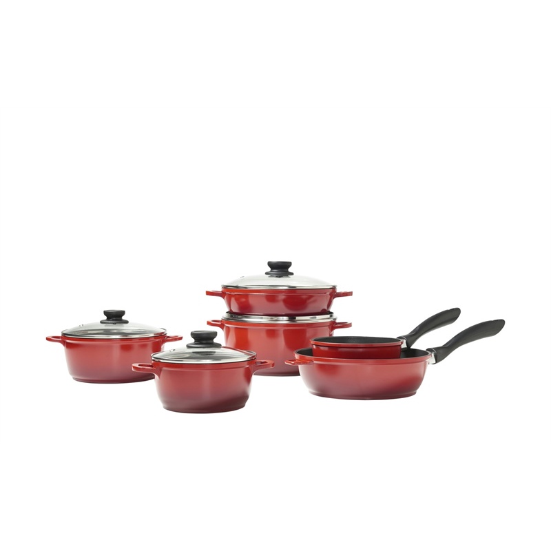 Bộ nồi chảo Topfset Miranda - 6 nồi chảo + 4 vung