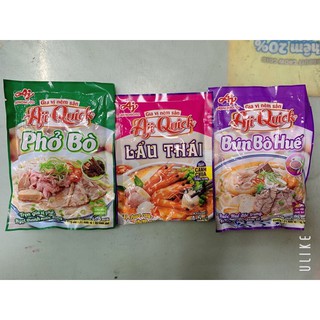 Gia Vị Nêm Sẵn Aji- Quick ( Phở Bò , Lẩu Thái , Bún Bò Huế )