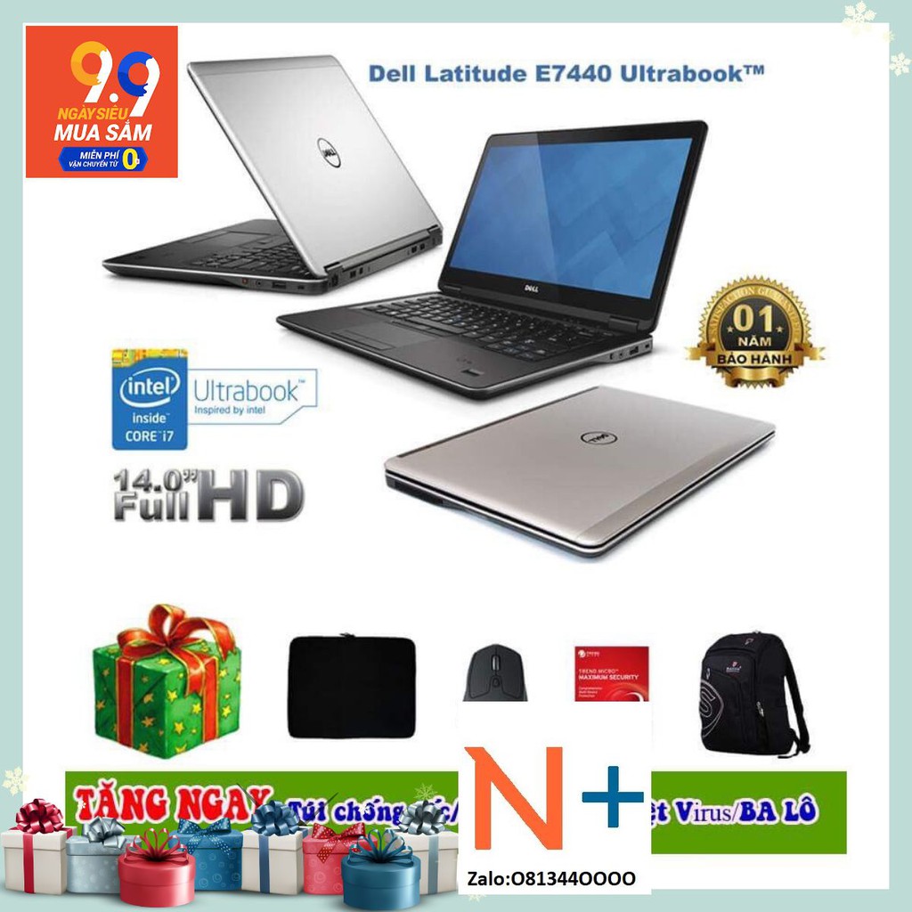 LAPTOP DELL LATITUDE E7440 CORE I5/8G/500G HDD | BigBuy360 - bigbuy360.vn