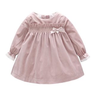 Sz 90cm Váy hồng nhung tăm Vlinder hàng hiệu TQ loại 1