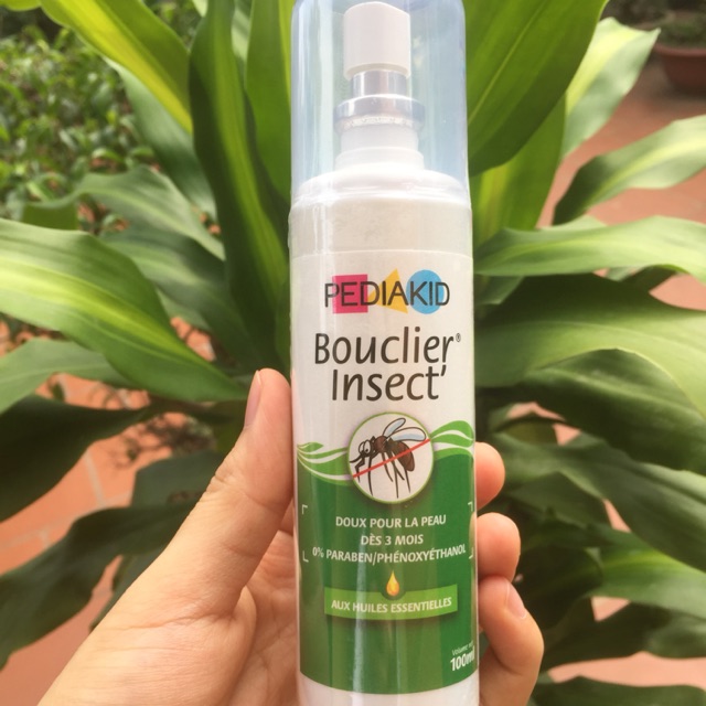 Xịt muỗi cho bé Bouclier insect Pháp