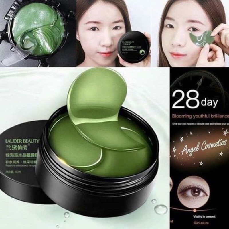 Hộp 60 Miếng Mặt Nạ Dưỡng Mắt, Giảm Quầng Thâm, Bọng Mắt, Nhăn Mắt BIOAQUA