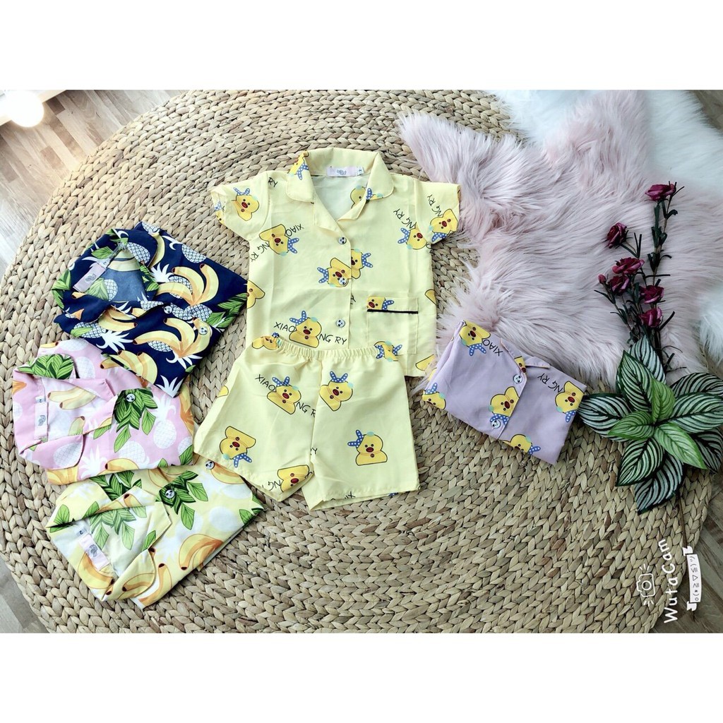 ✪ [SIZE 10-14KG] BỘ NGỦ PIJAMA TAY NGẮN QUẦN NGẮN ✪