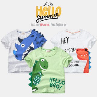 Áo khủng long cho bé BETOP họa tiết đáng yêu chất cotton hàng xuất khẩu