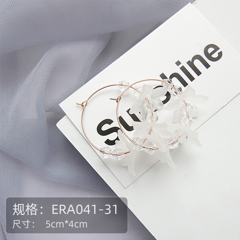 Bông Tai Dáng Dài Hình Giọt Nước Phong Cách Hàn Quốc Đơn Giản Thời Trang