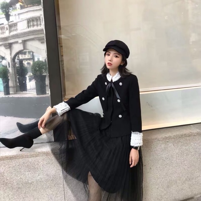Áo khoác tiểu thư sang chảnh size S