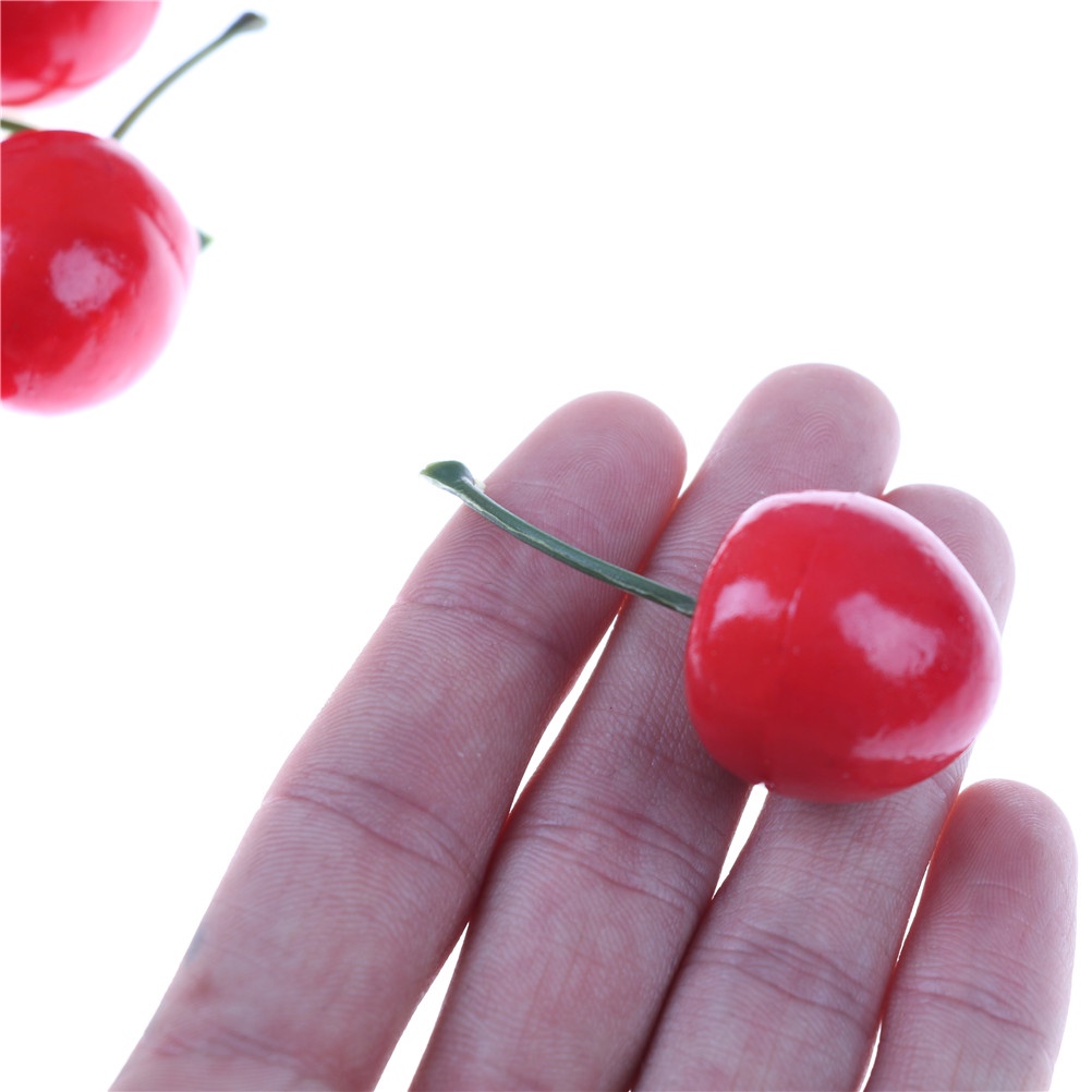 Bộ 10 Trái Cherry Giả Mini Trang Trí Nhà Bếp