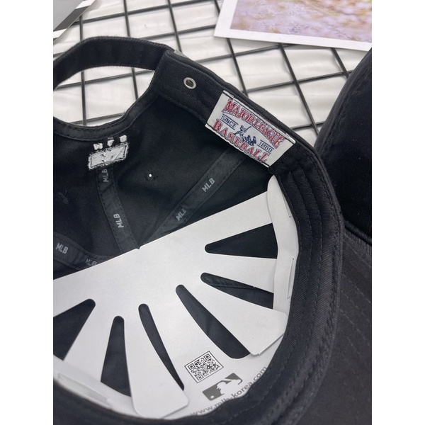 [HÀNG CHÍNH HÃNG] NÓN MLB NY LA LOGO ĐEN - MŨ LƯỠI TRAI - UNISEX NAM NỮ - HÀNG CÓ SẴN