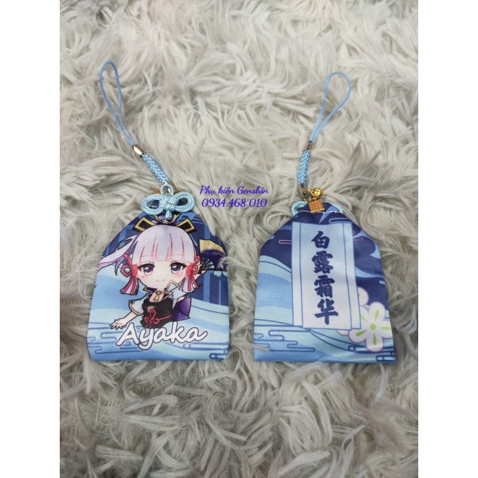 Túi phước aka Bùa may mắn Omamori Genshin Impact buff may mắn khi gacha cho bạn ^^