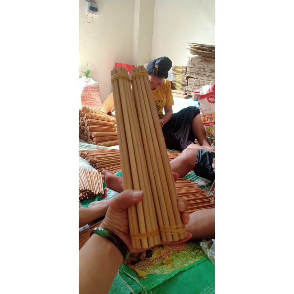 Đũa gỗ tre già tự nhiên Eco Green Giá sỉ, Xuất khẩu thay thế đũa inox, đũa ăn cơm chống mốc cao cấp