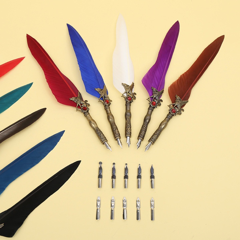 Bộ Bút Chấm Kèm 10 Ngòi Thay Thế