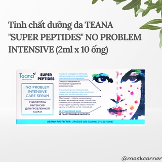 Serum teana super peptides no problem giảm và ngừa mụn ẩn, mụn viêm