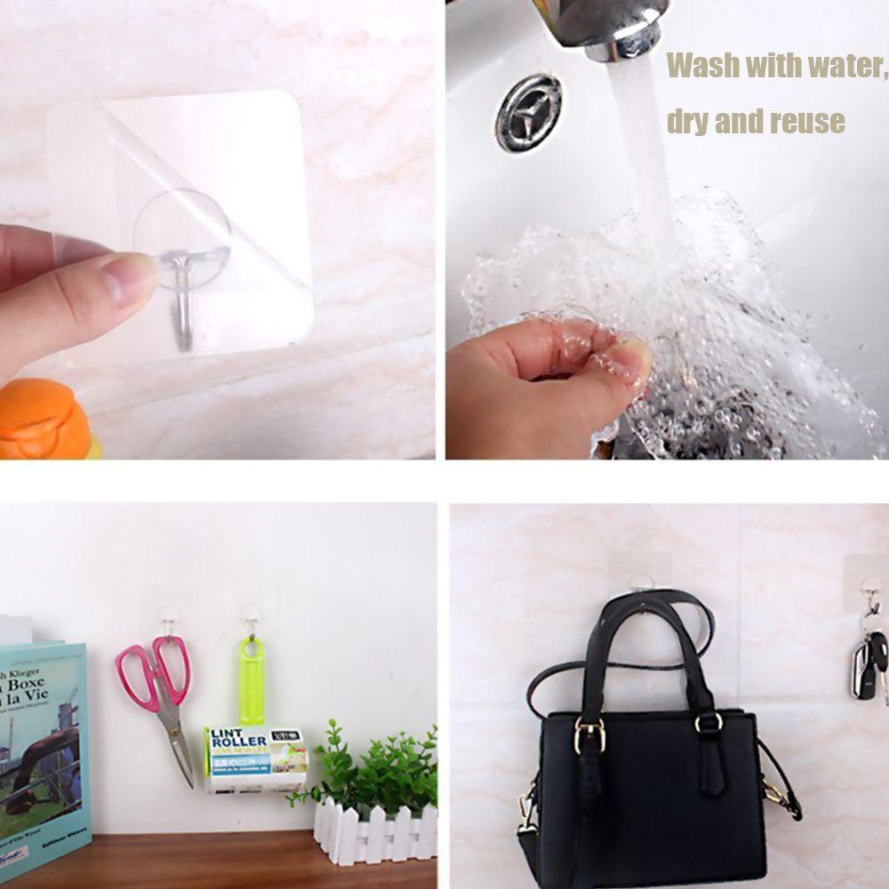Set 1 / 2 / 5 Giá Đỡ Dán Tường Treo Đồ Tiện Dụng