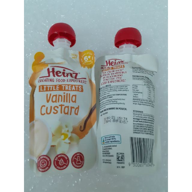 tuan098 Váng sữa Heinz Custard của Úc gói 120g tuan098