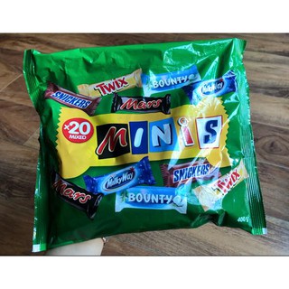 Kẹo socola tổng hợp Minis nội địa Đức 400g