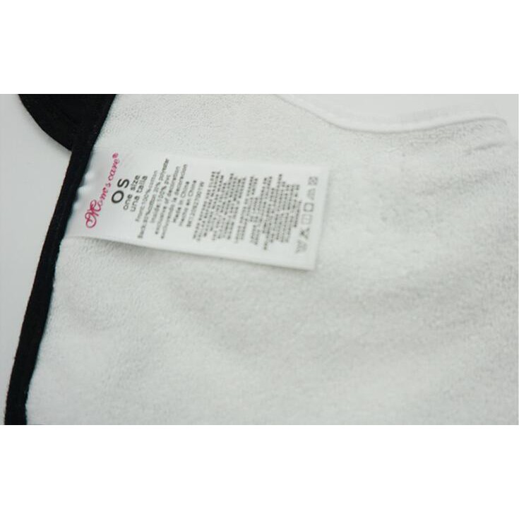 Yếm Ăn Vải Cotton Chống Thấm Nước In Hoạt Hình Động Vật Dễ Thương Cho