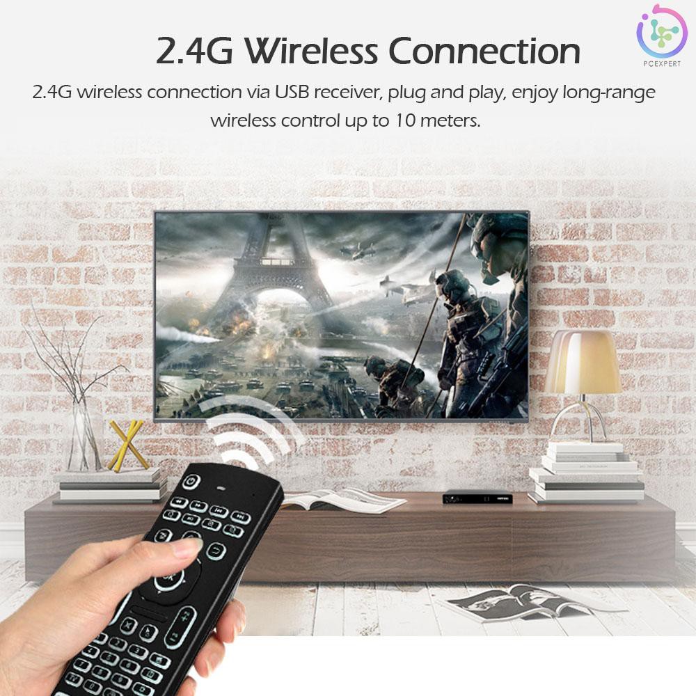 Remote chuột không dây 2.4G có bàn phím 6-Axis điều khiển