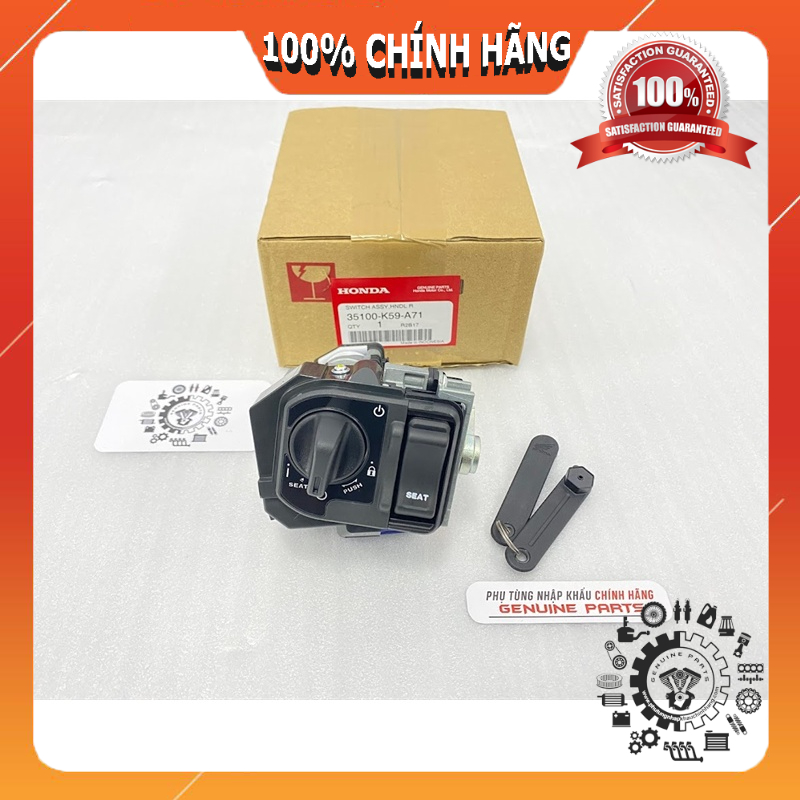 Ổ khóa Smartkey VARIO CLICK 150 2018 2021 chính hãng Honda Indo 35100K59A72