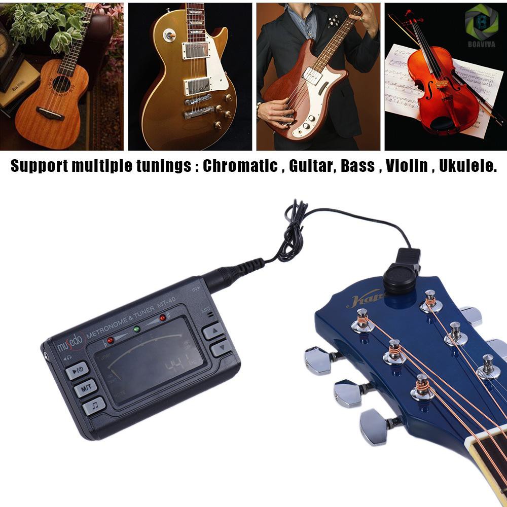 Thiết Bị Tạo Nhịp Màn Hình Lcd 3 Trong 1 Cho Đàn Guitar Bass Violin Ukele Chromatic