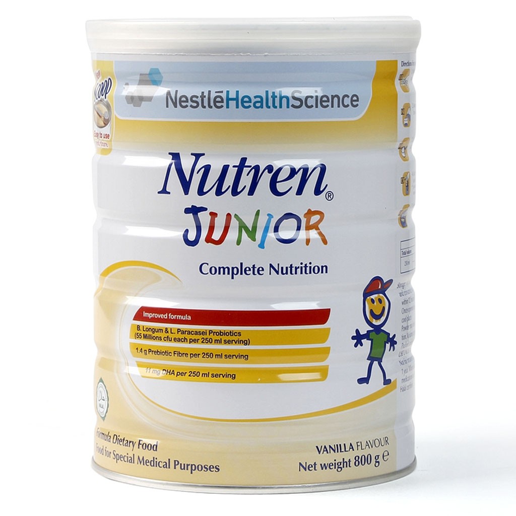 [CHÍNH HÃNG] Sữa Bột Nestlé Nutren Junior Hộp 800g