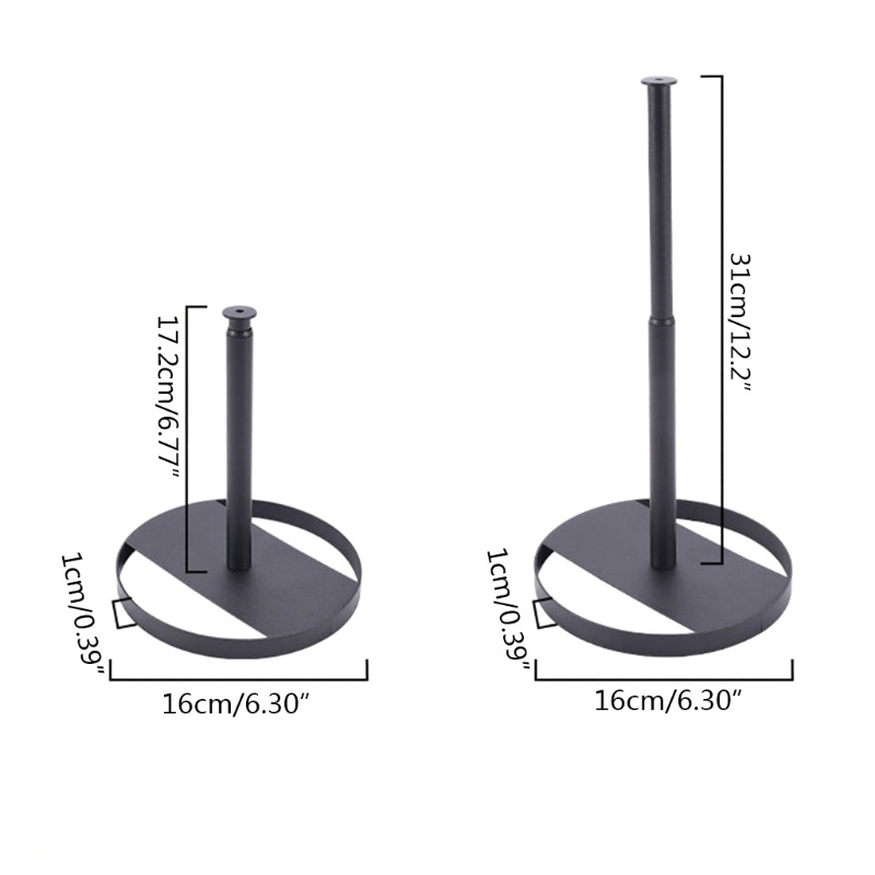 Giá Đỡ Cuộn Khăn Giấy Bằng Nhựa Tiện Dụng Cho Nhà Bếp
