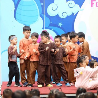 Đồ bà ba cho bé màu nâu vui lễ hội trung thu, biểu diễn văn nghệ, trải nghiệm nông trại Jadiny