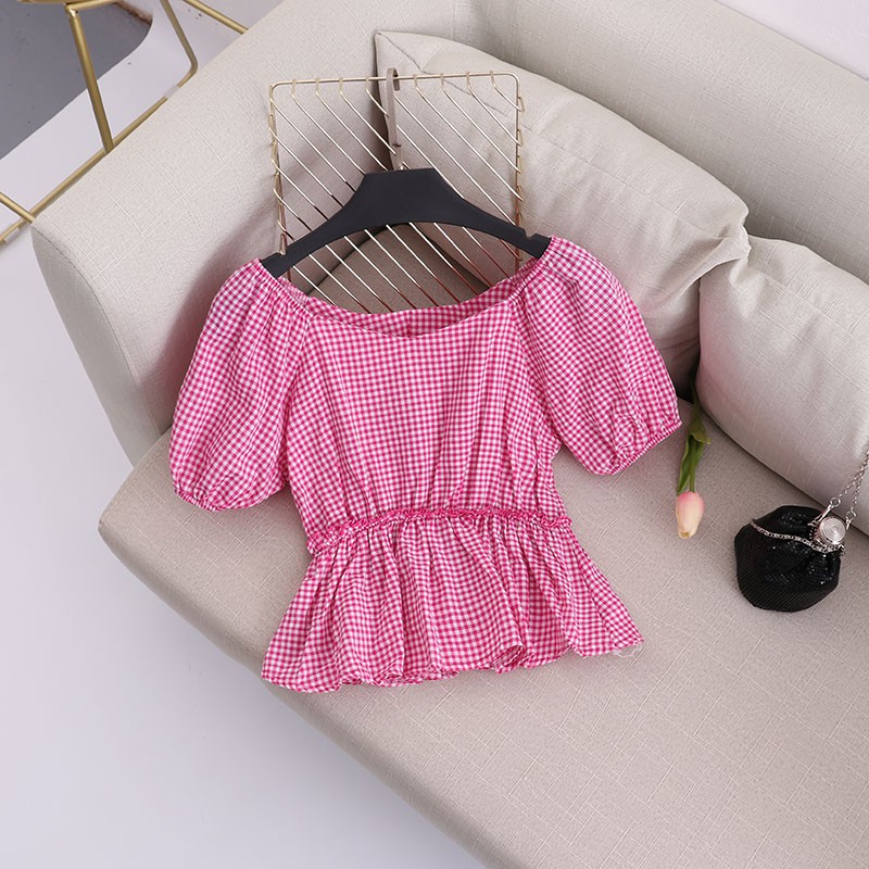Nhập WAMS85 hoàn 25k xu đơn 150k_Áo kiểu, áo sơ mi nữ ngắn tay Ulzzang Quảng Châu AS57HH