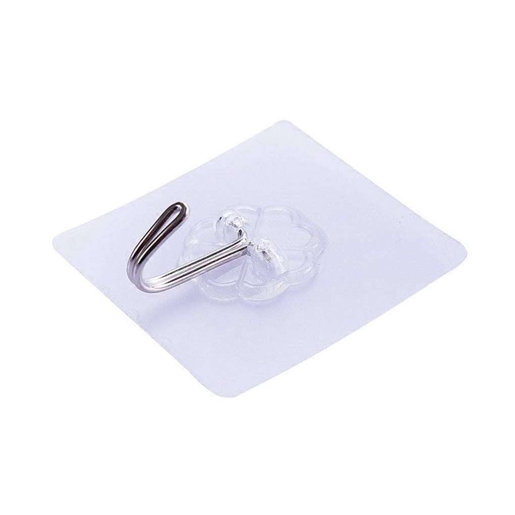 Set 6 móc dán treo đồ bằng nhựa trong suốt đa dụng tiện lợi