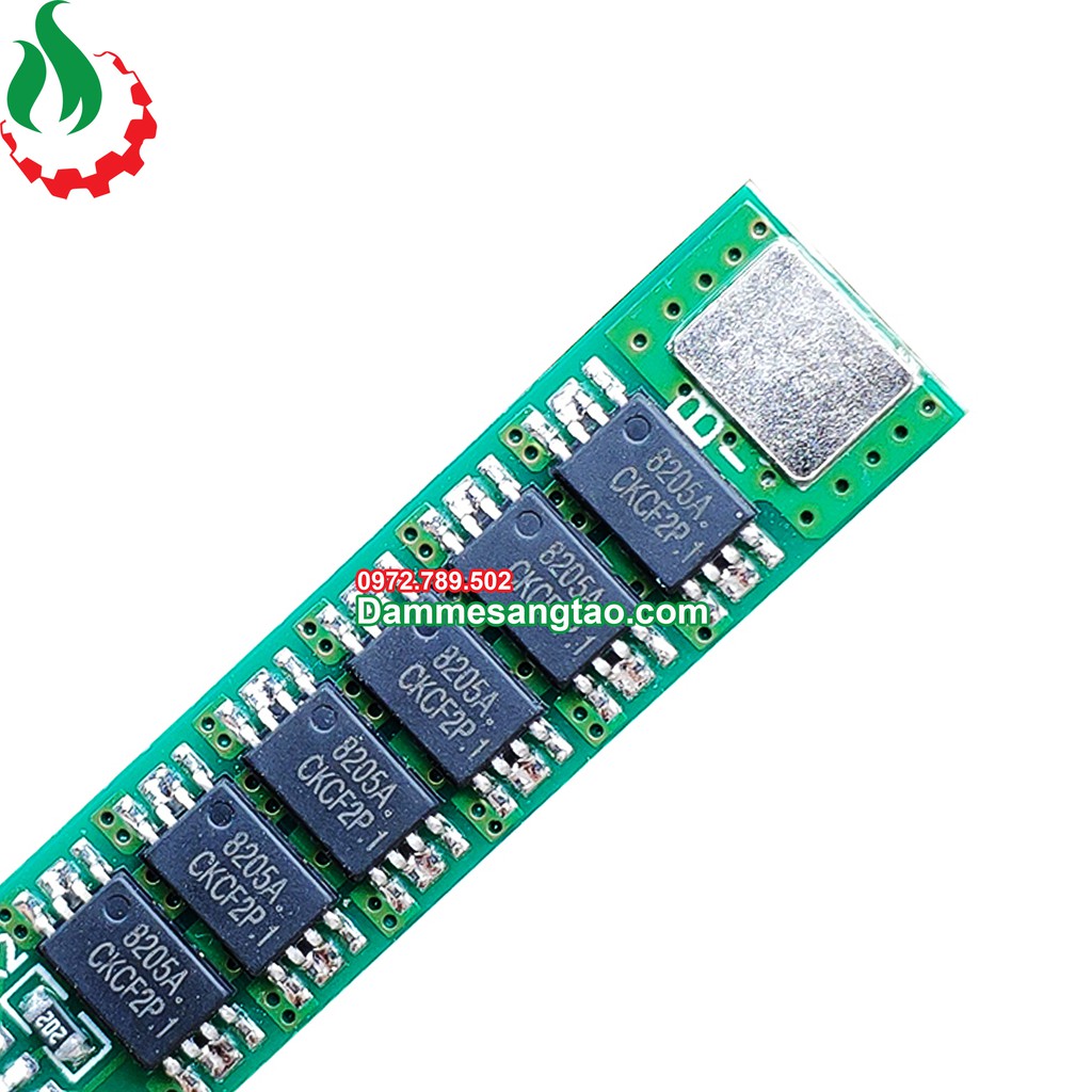 Mạch 1S 3.7V 13A bảo vệ pin Li-ion 3.7V