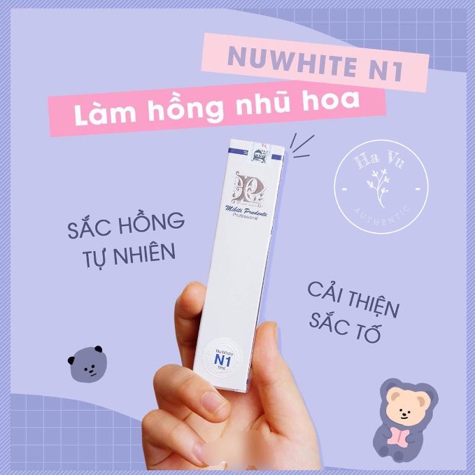 [Hạ Vũ Authentic] Kem Làm Hồng Nhũ Hoa NUWHITE #N1 Mibiti Prudente Chính Hãng | BigBuy360 - bigbuy360.vn