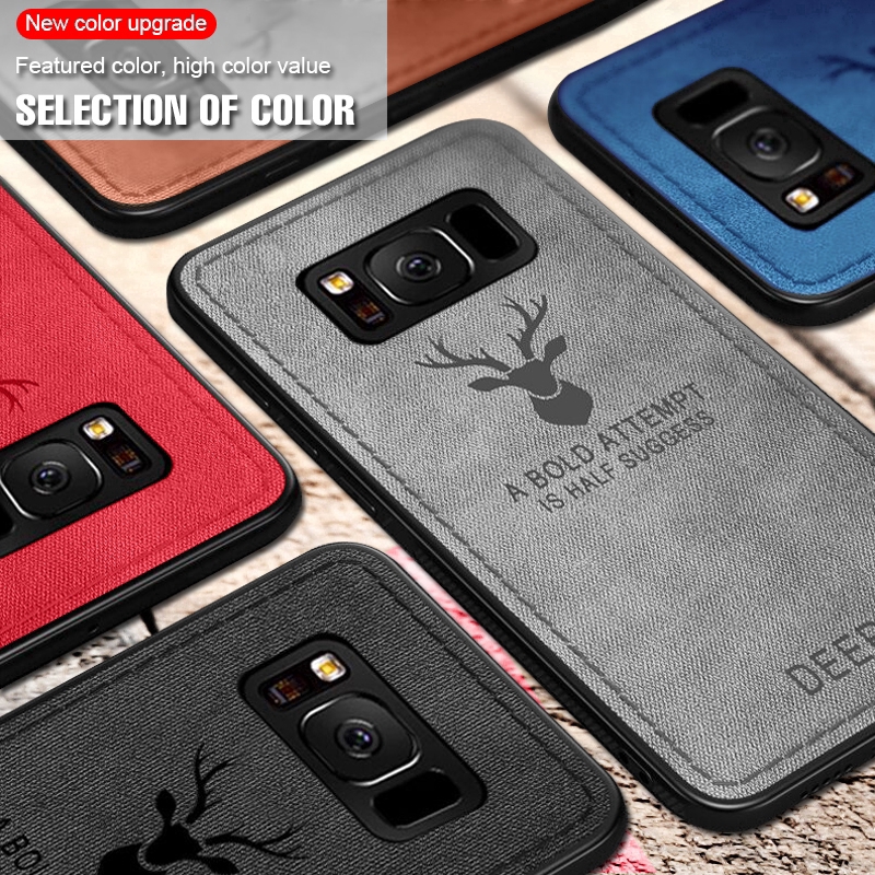 Ốp lưng nai sừng phong cách bảo vệ cho Samsung S22 Ultra S22+ s21 plus Note 20 Ultra Note 10 S20 Galaxy S10 Plus