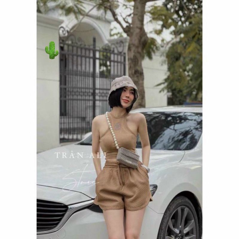 Quần xốp lưng thun vạt bầu Cao cấp