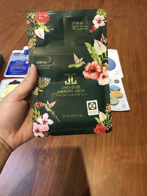 [AUTH]Mặt nạ giấy 3 bước JayJun Anti-Dust Therapy Mask