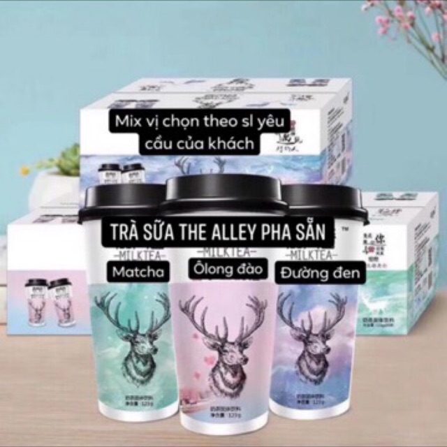 Combo 3 cốc Trà sữa THE ALLEY đủ 3 vị (123gr/cốc)